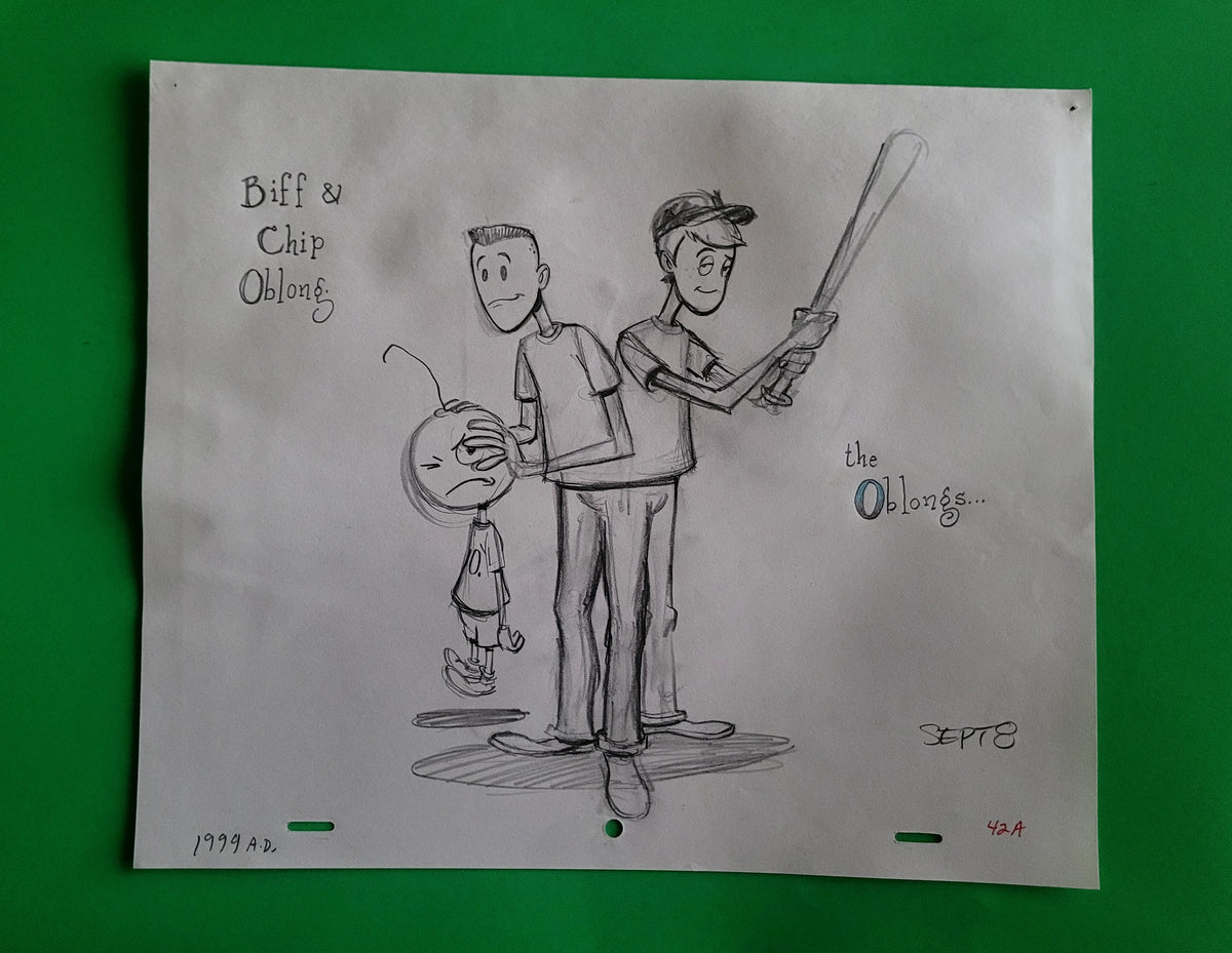 Biff & Chip & Milo Oblong Development Art! – Angus Oblong.