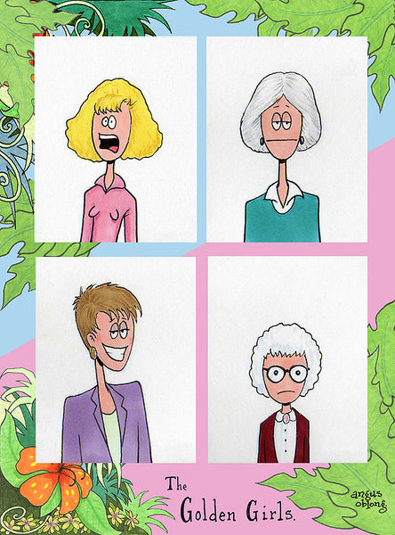 Golden Girls Art Nerdveau Print